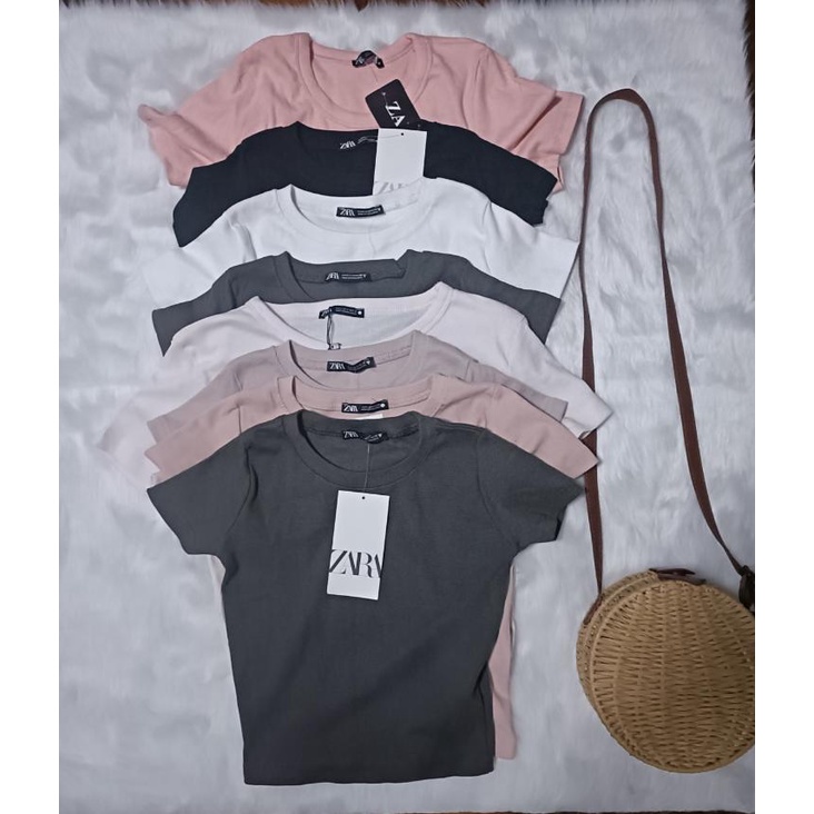 Zara Basics Round Neck (BANGLADESH MADE) | Shopee Philippines