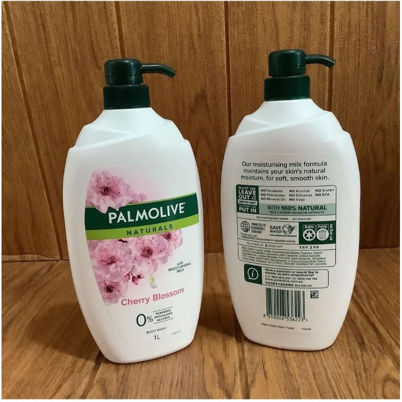 Palmolive Naturals Milk & Cherry Blossom body wash Shopee Philippines