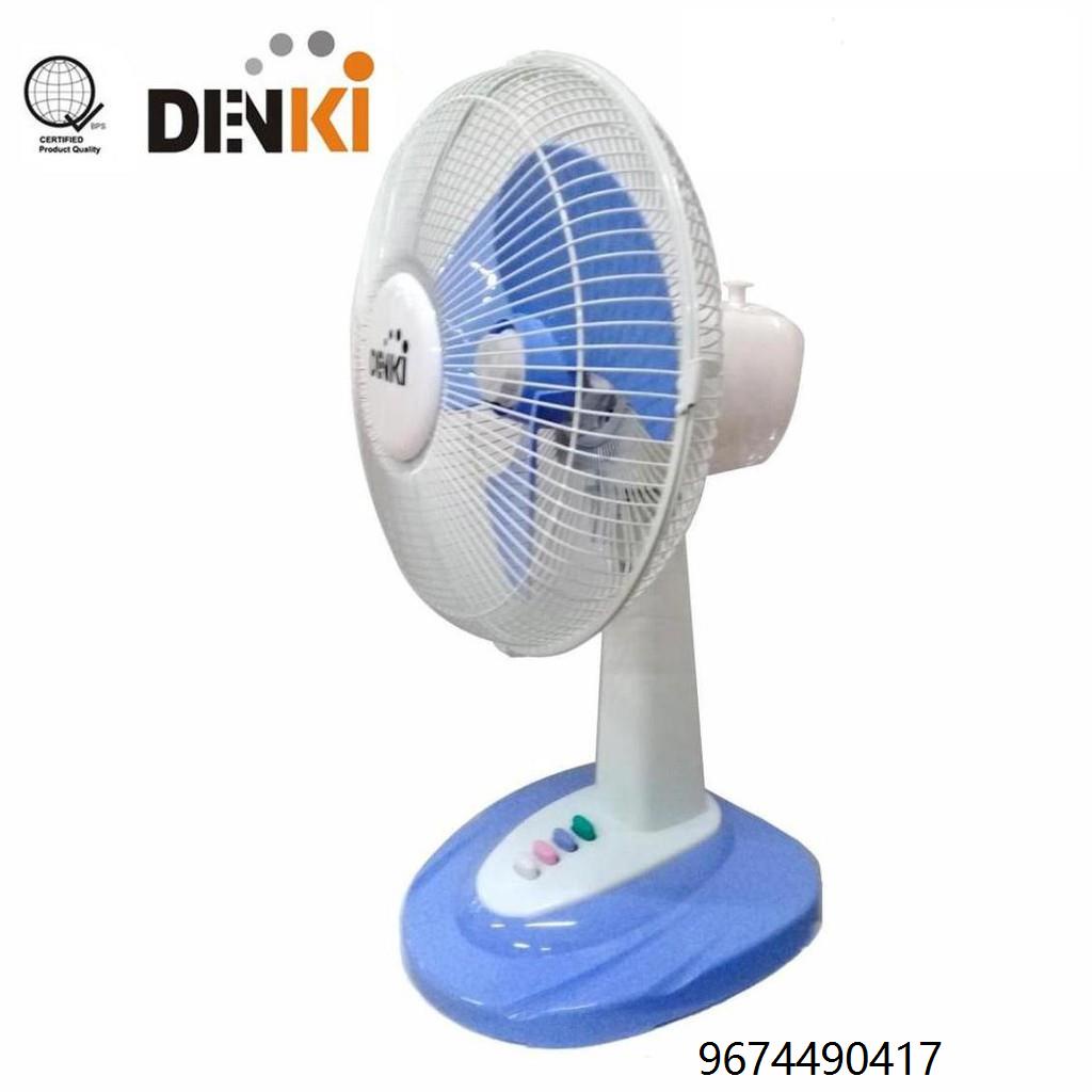 Denki 12" Desk Fan (Blue) Shopee Philippines