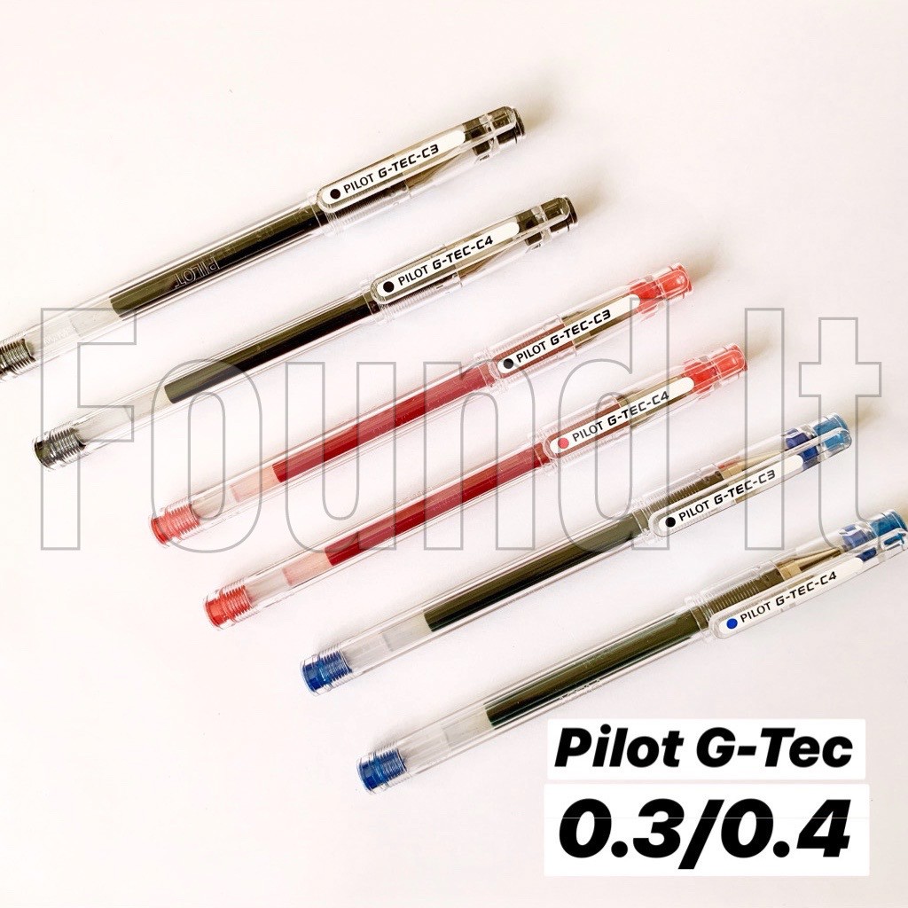 Pilot GTec C3 & C4 Gel Ink Rolling Ball Pen / Pilot Gtec Sign Pen (Per