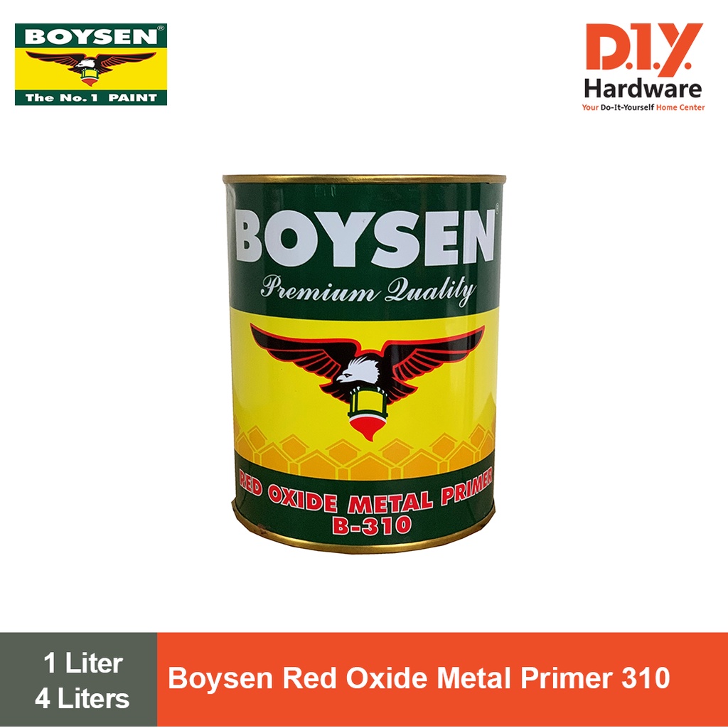 Boysen Paint Red Oxide Metal Primer B310 1 Liter and 4 Liters Shopee