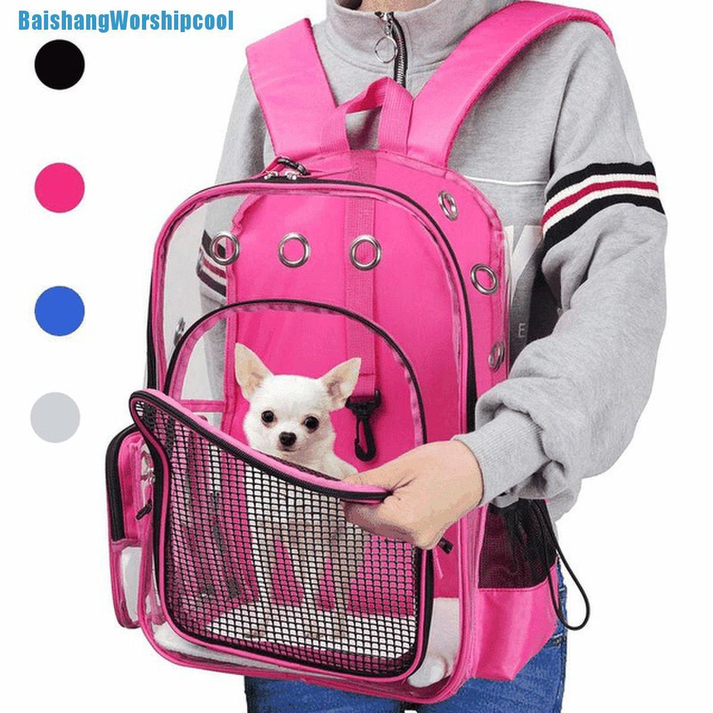 clear cat carrier backpack