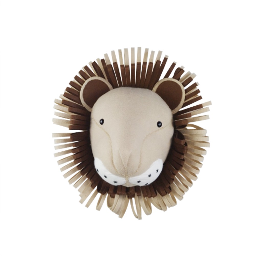 stuffed animal head nursery