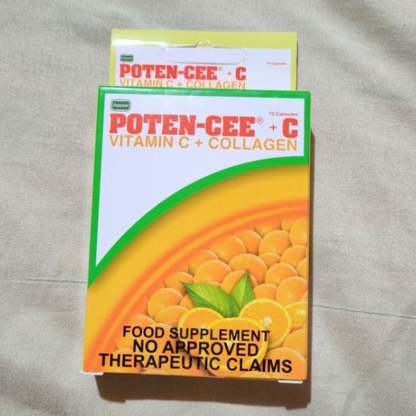 POTENCEE + C Vitamin C + Collagen Capsule 10s Shopee Philippines