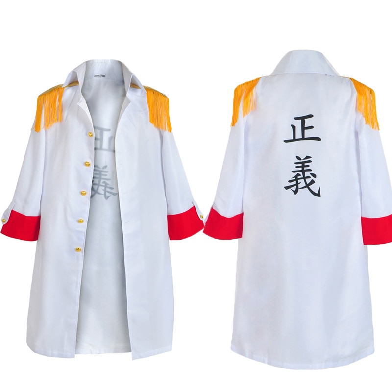One Piece Admiral Aokiji Kuzan Cosplay Costume Marine Costume General S Cloak Of Justice Shopee Philippines