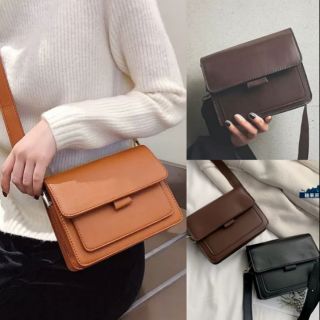 YQY Korean Leather shoulder Sling bag women #2106