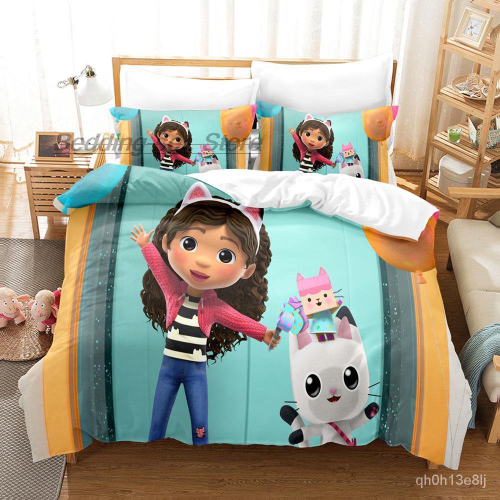 gabbys dollhouse Bedding Set Single Twin Full Queen King Size Bed Set