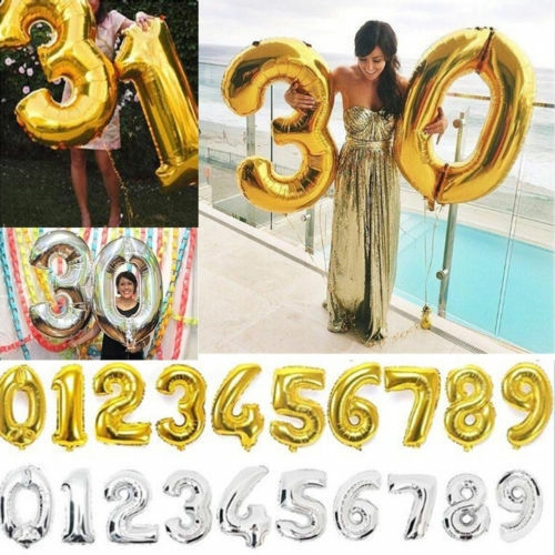 40 number balloons