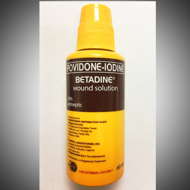 POVIDONEIODIN BETADINE 60 ml Shopee Philippines