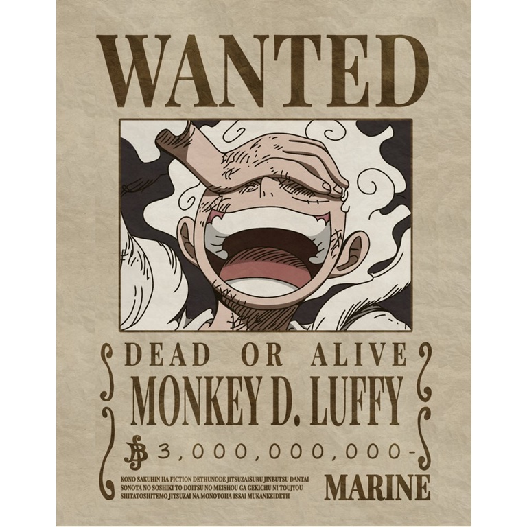 One Piece Straw Hat Pirates Wanted Poster Mouse Pad | Shopee Philippines