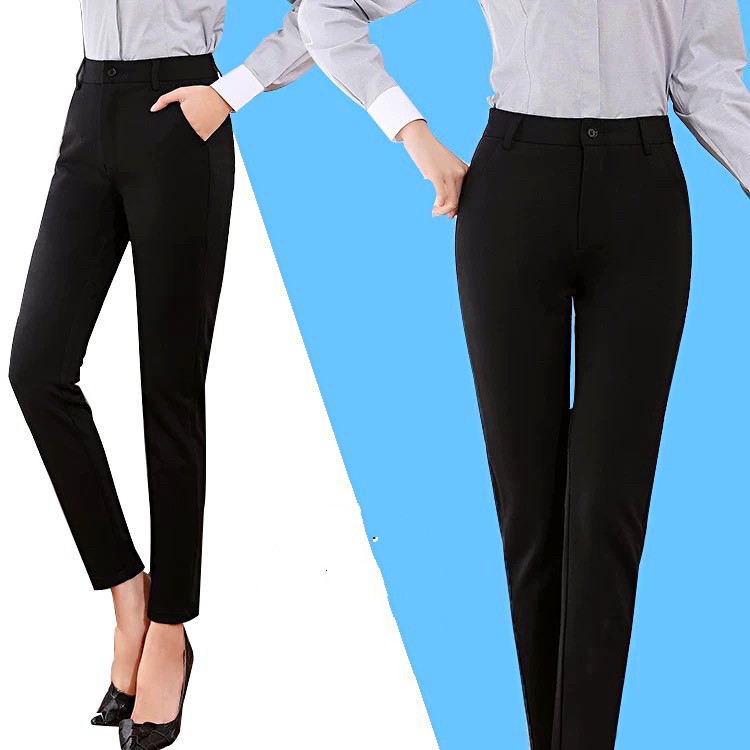 high waisted black dressy pants