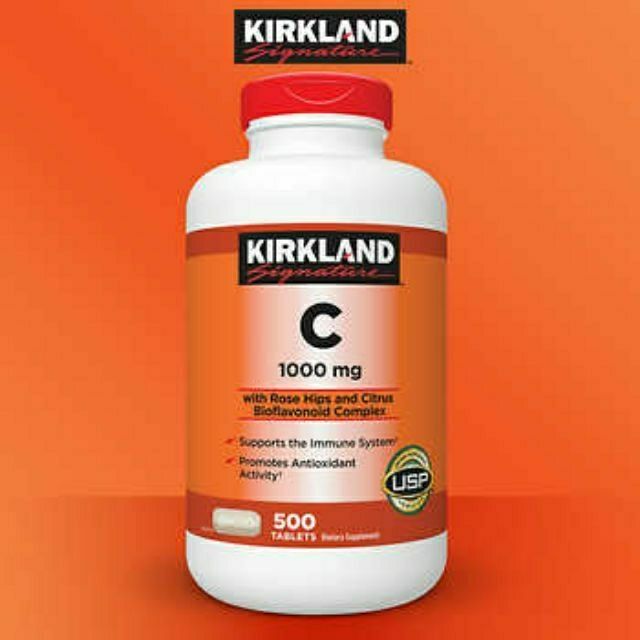 Kirkland Signature Vitamin C 1000mg 500pc 24 Expiry Shopee Philippines