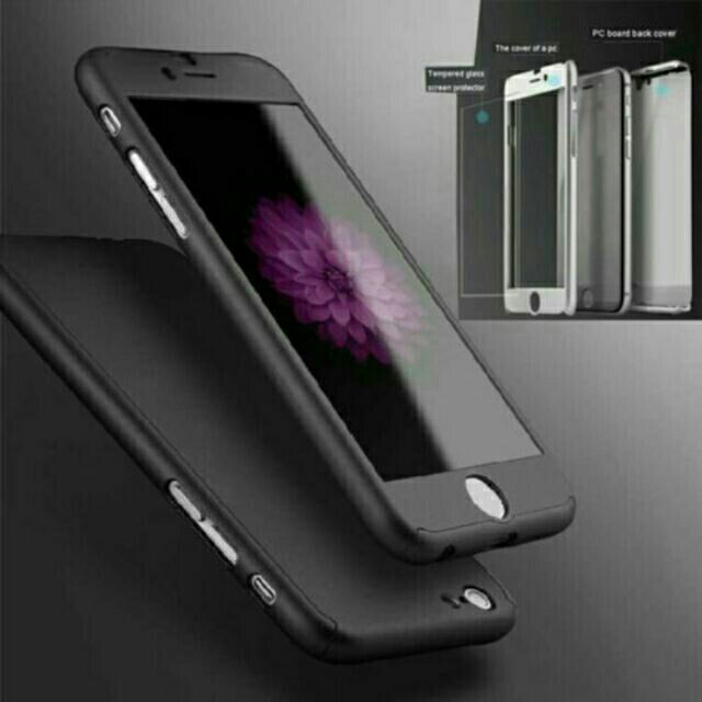 Iphone 6/6s 360 Full case Tempered glass | Shopee Philippines