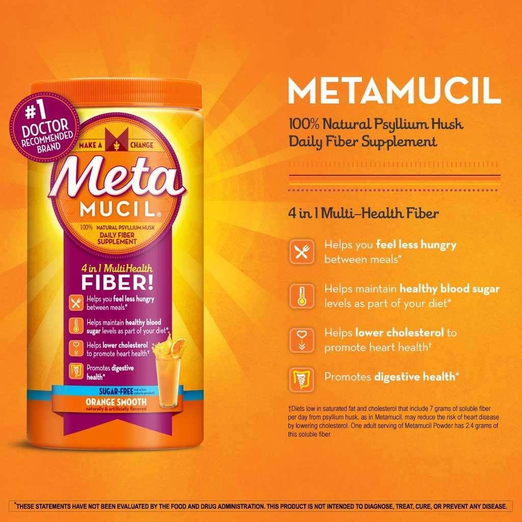 Metamucil Nutrition Facts Runners High Nutrition