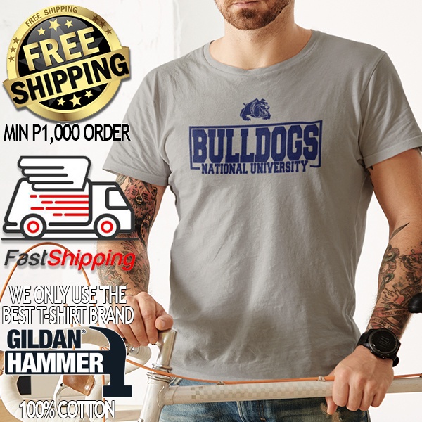 National University Bulldogs Bullpups NU Lady College T-Shirt Shirt TShirt Tee 100% Cotton Gildan