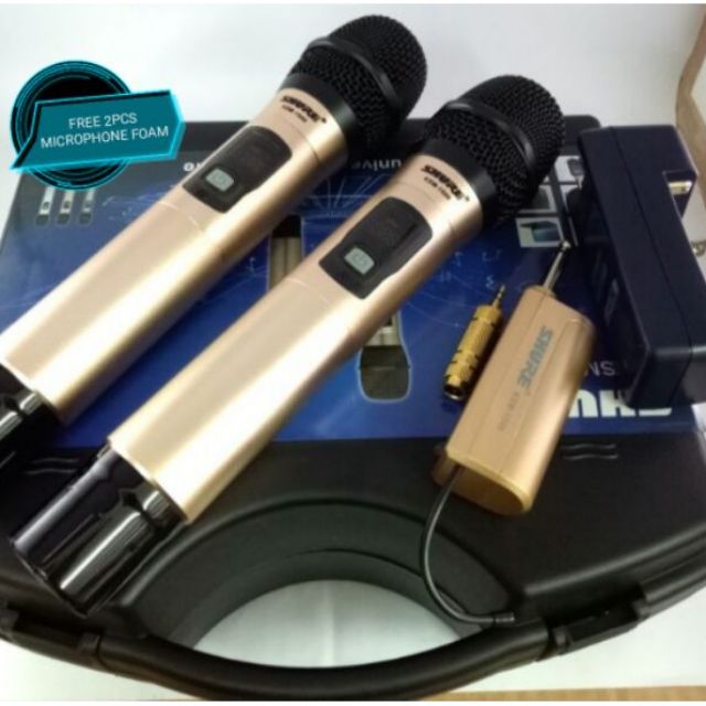 SHURE UHF UNIVERSAL WIRELESS MICROPHONE Shopee Philippines