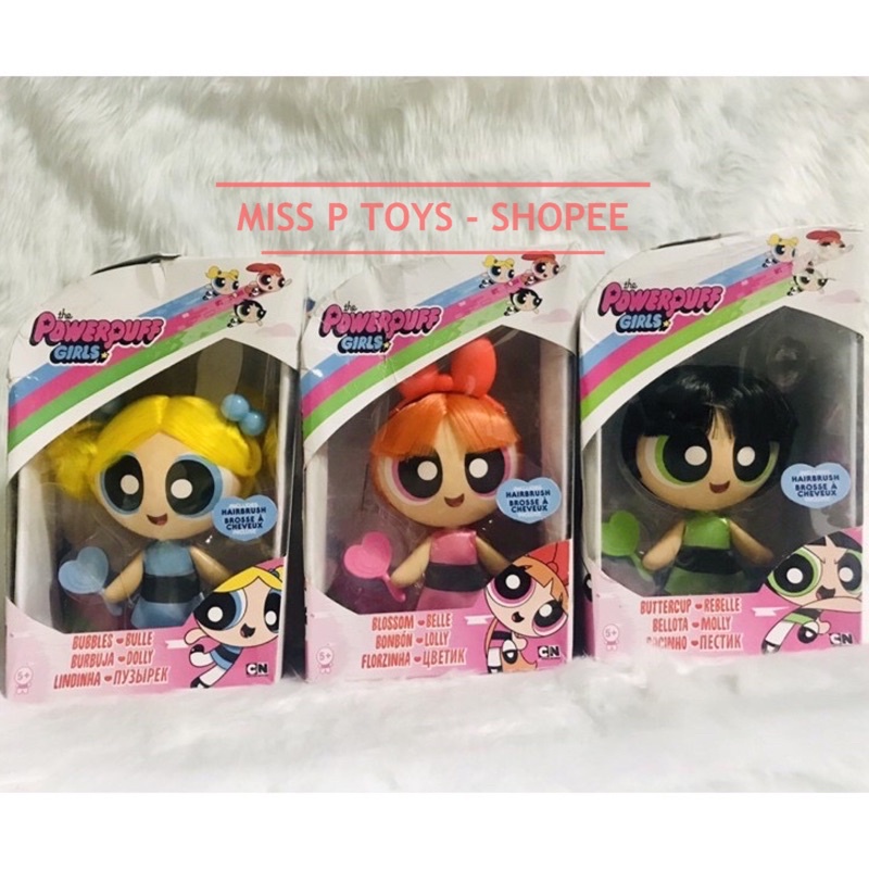 The Powerpuff Girls Blossom Bubbles And Buttercup 6 Inch Deluxe Dolls Shopee Philippines