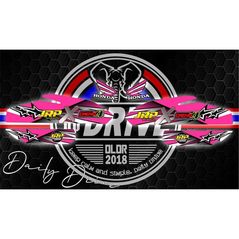 (JRP x DAENGsai4) Laminated Decals for (TMX 125/155, RUSI, SKYGO and  MOTOPOSH | Shopee Philippines