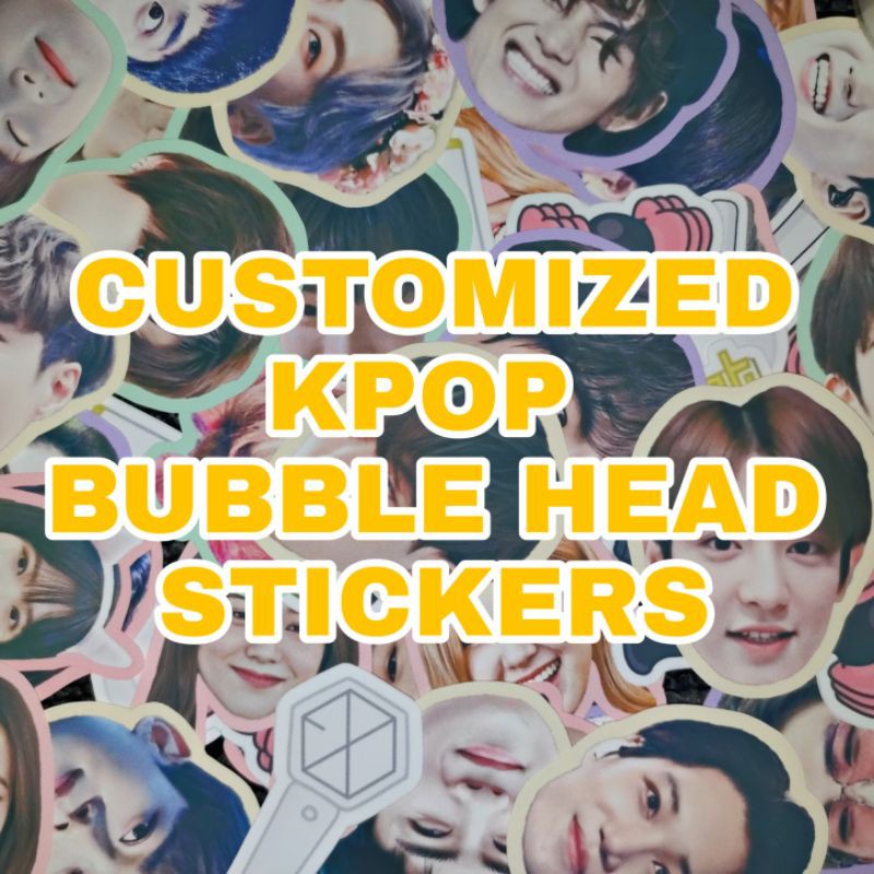 CUSTOMIZED KPOP BUBBLE HEAD (any group) | Shopee Philippines