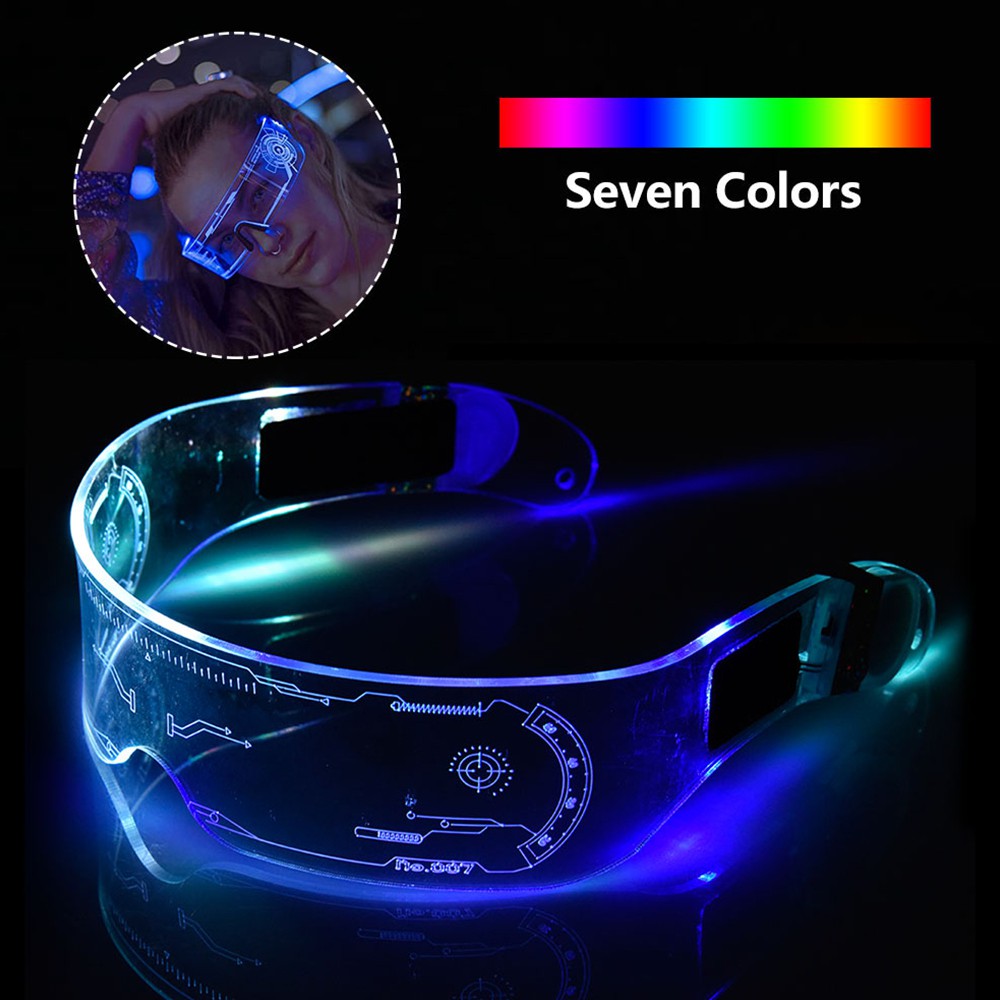 LED Cool Luminous Glasses EL Luminous Glasses Are Suitable For