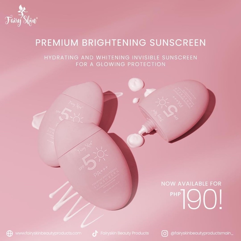 FAIRYSKIN PREMIUM BRIGHTENING SUNSCREEN Shopee Philippines