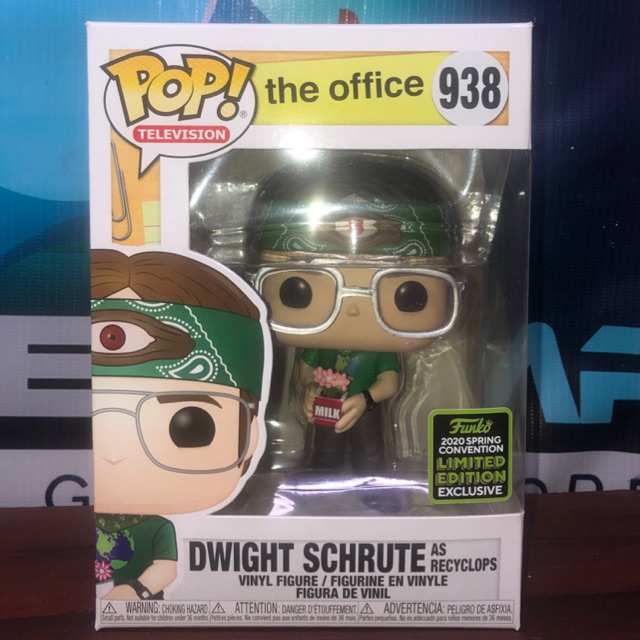 dwight schrute as recyclops funko pop