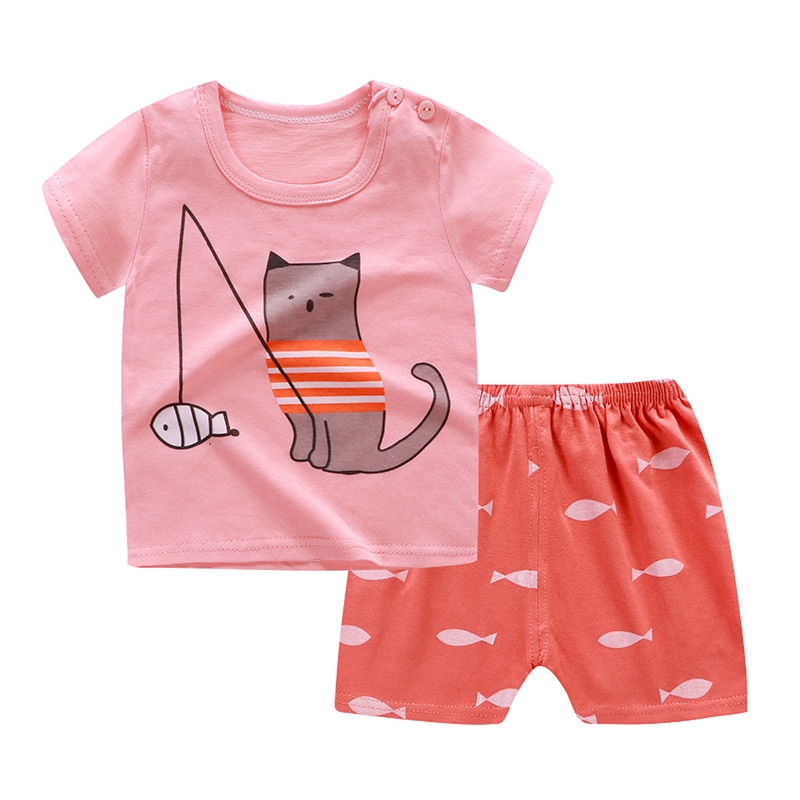 1 3y Baby Kids Toddler Korean Terno T Shirt Short For Boys Set - mickey pink overalls roblox