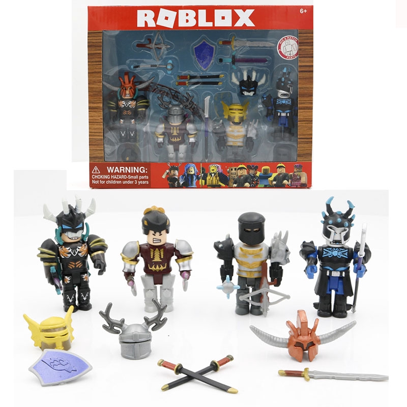 Roblox Figure Game Toys Playset Age Of Chivalry Robot Kids - roblox gift card shopee philippines