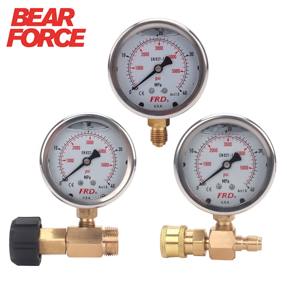 High Pressure Washer Pressure Gauge High Pressure Pump Gauge With G1/4
