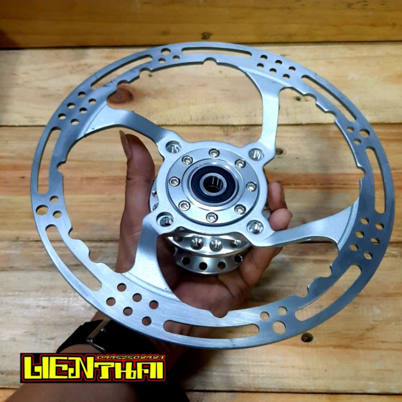 PZTECH / KING DRAG SMALL FRONT HUB w/ SUPER LIGTHEN DISC Wave , Xrm