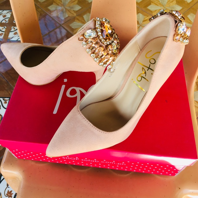 blush pink evening shoes