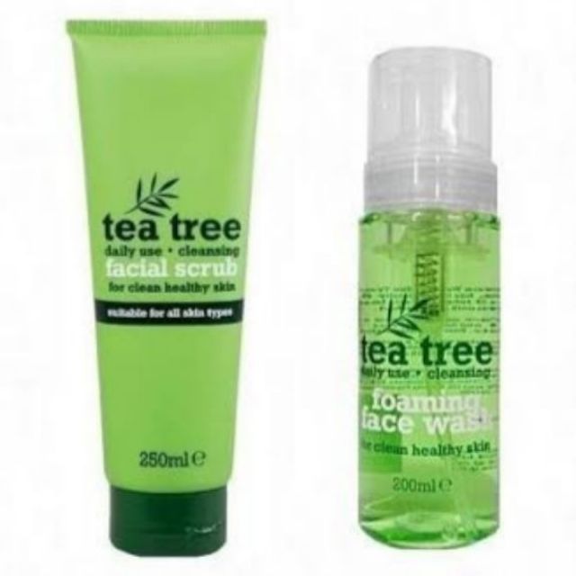 tea tree daily use cleansing foaming face wash