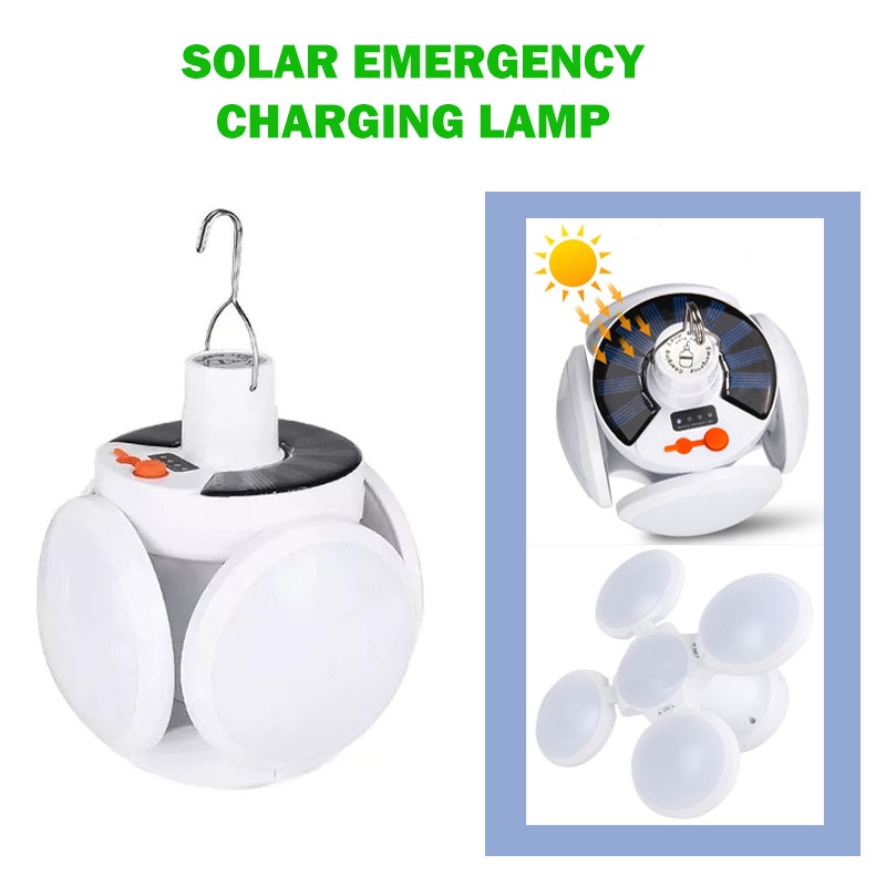 Solar Emergency Charging Lamp JD2029 Shopee Philippines