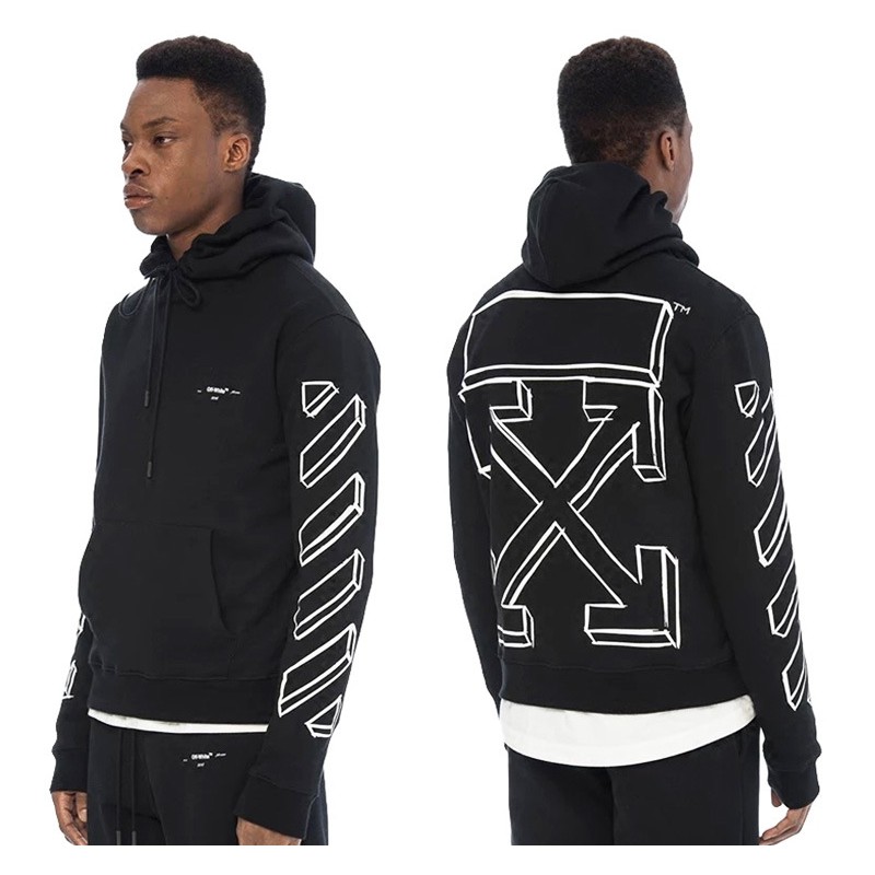 off white 3d line hoodie