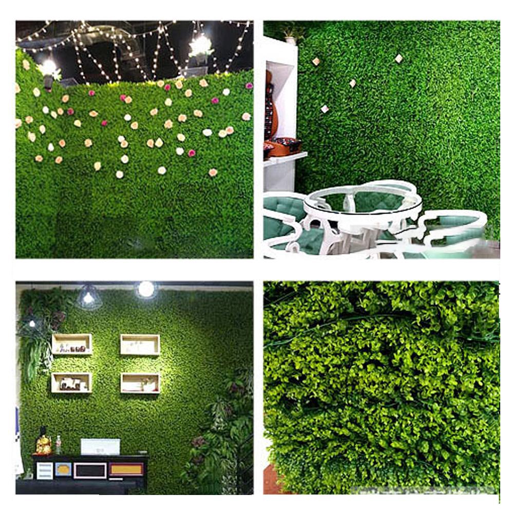 Artificial Plant Plastic Garden Fake Fence Mat Panel Lattice Wall