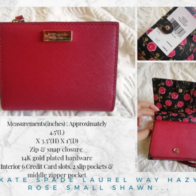 Authentic kate spade wallet small shawn shawn onhand | Shopee Philippines
