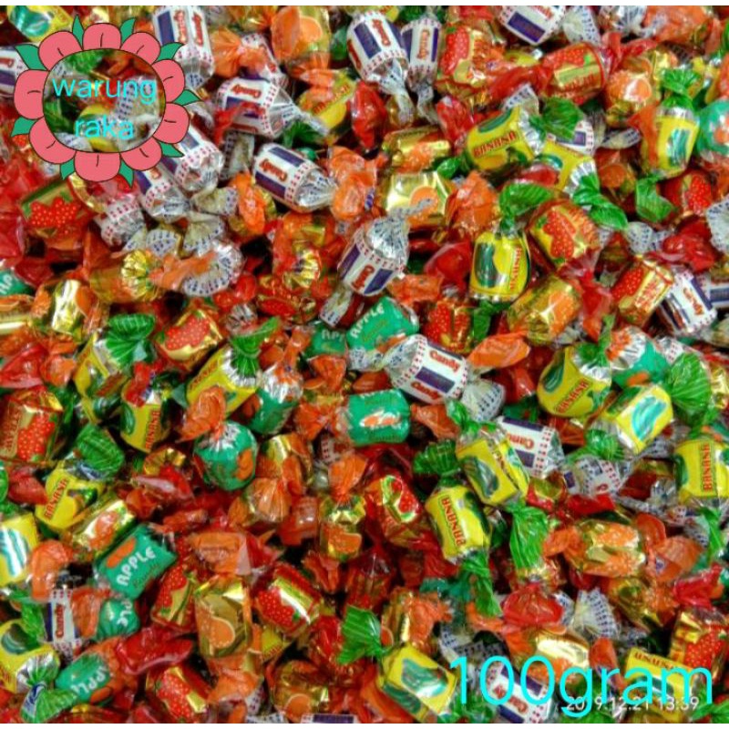 Fruit Flavors Candy,, xiaomimi (100gram) | Shopee Philippines