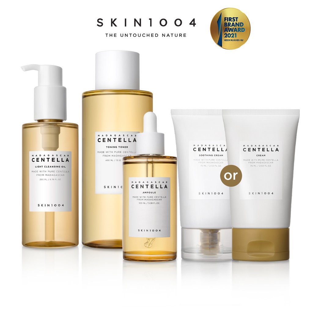 SKIN1004 Centella Basic 4 (ToningToner+Ampoule+CleansingOil ...