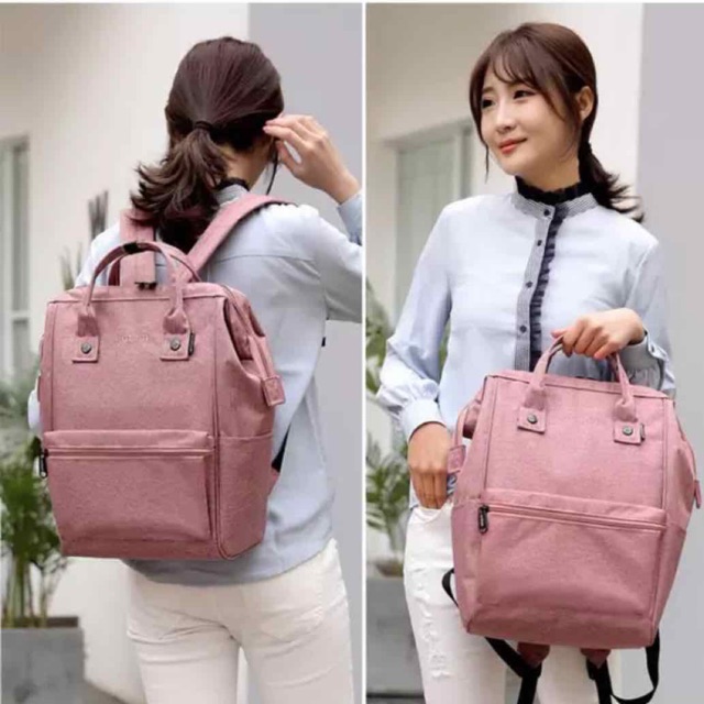 korean canvas backpack