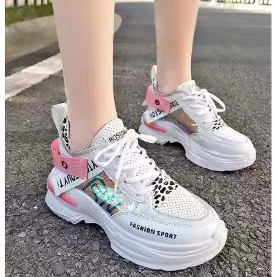 Korean Fashion Wedge Women White Rubber Shoes | Shopee Philippines