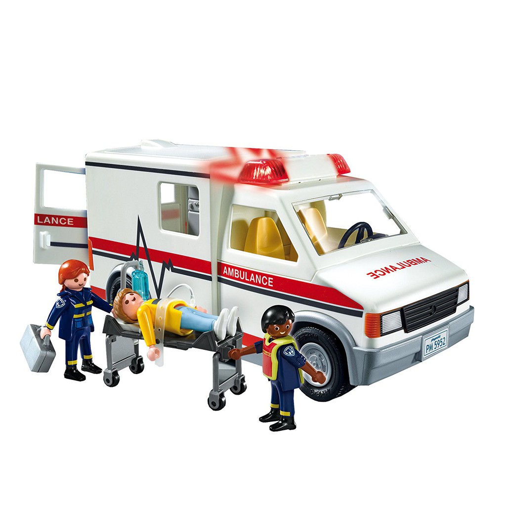 playmobil ambulance station