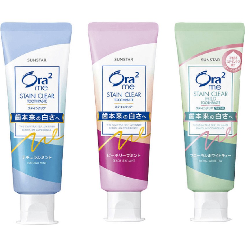 SunStar Ora 2 Me / Premium Stain Clear Toothpaste Japan Shopee