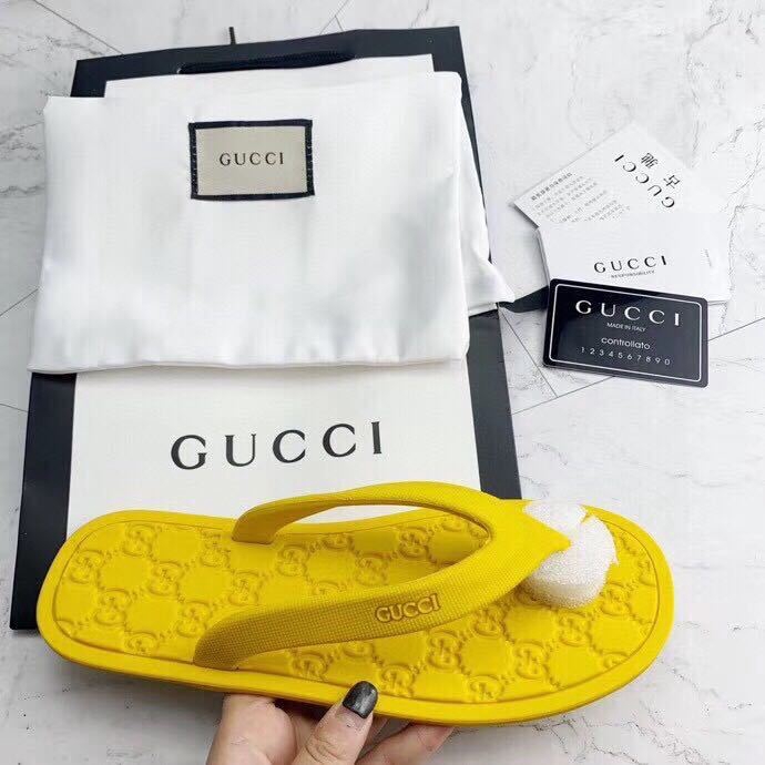 yellow gucci slippers