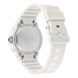 Casio (LRW-200H-1EVDF) White Resin Strap 100 Meter Quartz Watch for Women #4