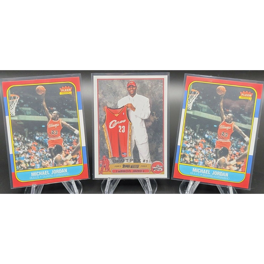 Custom Reprint Jordan Kobe Lebron (Pick Your Card) NBA Basketball Card