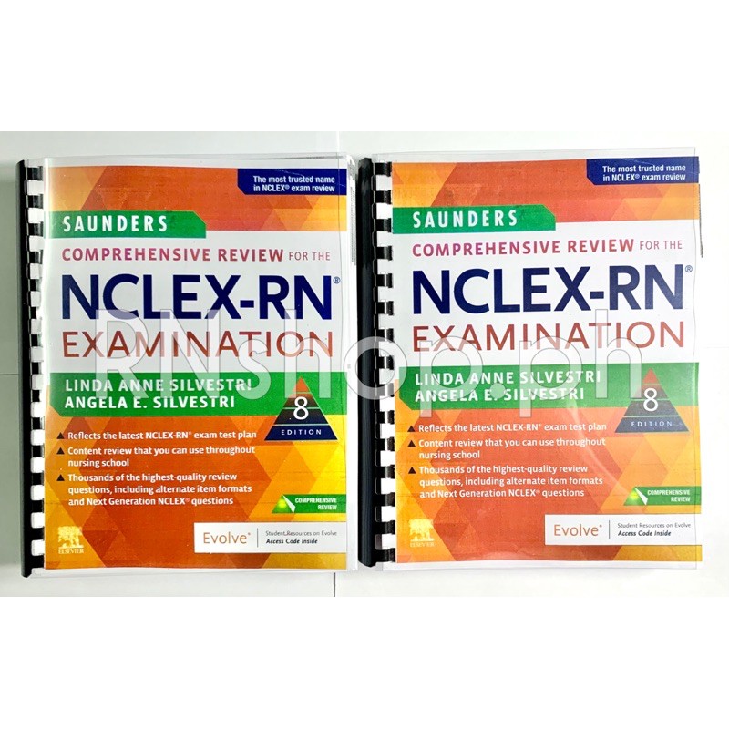 NCLEX Review Saunders 8th Ed 2020 (LATEST) Shopee Philippines
