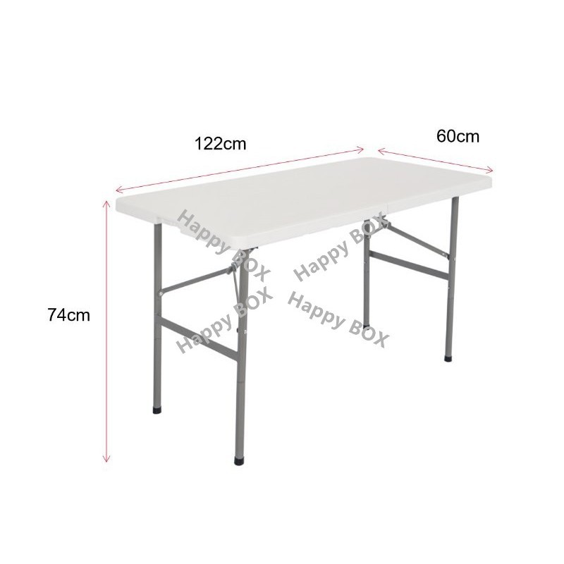 FoldInHalf Table White(122CM*60CM*74CM) Shopee Philippines