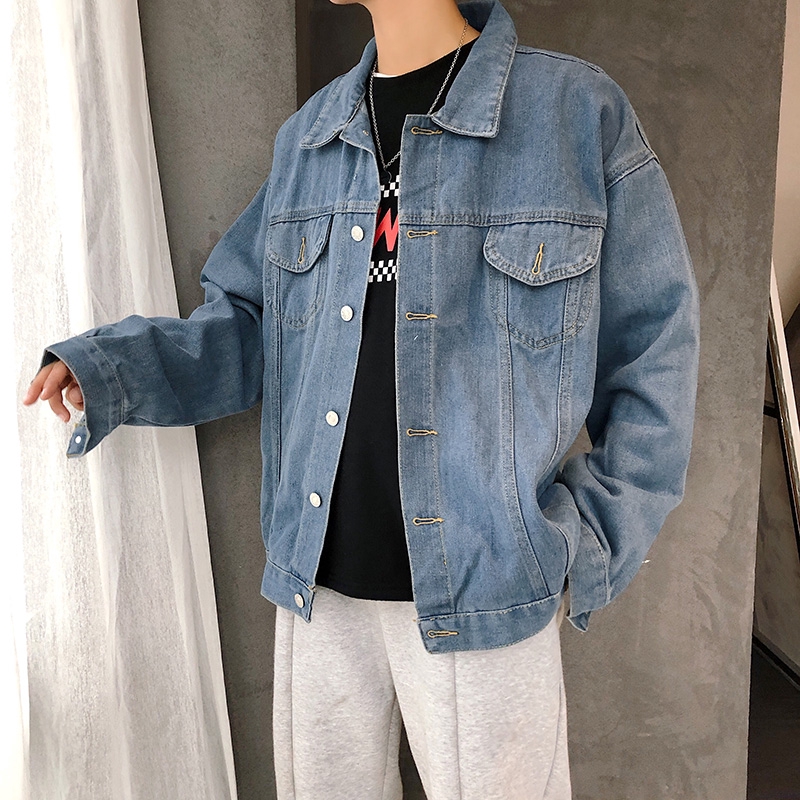 denim long sleeve jacket