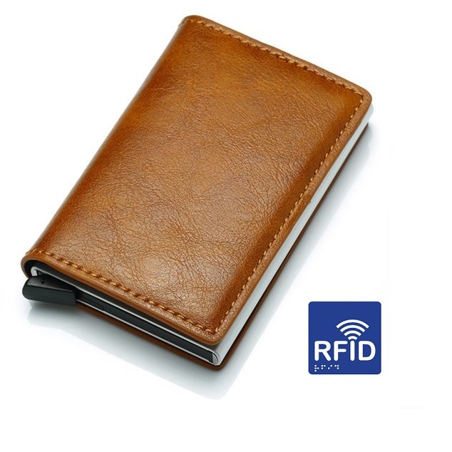 Premium Minimalist Card Holder RFID Blocking Wallet | Shopee Philippines