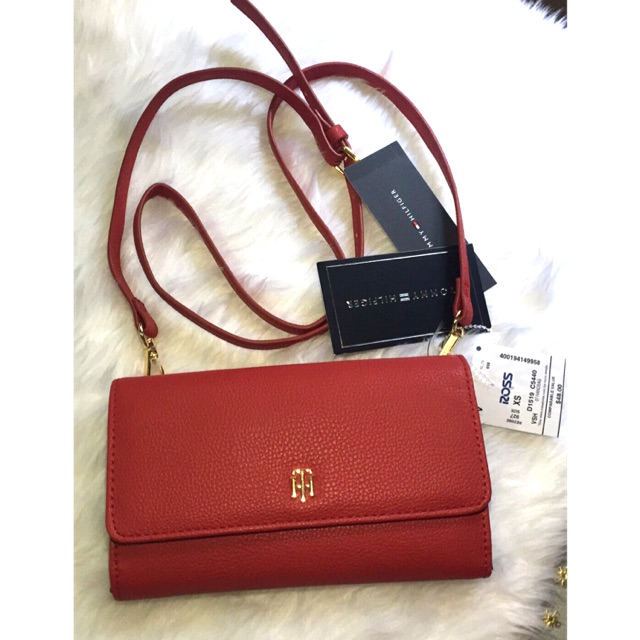 tommy hilfiger sling wallet